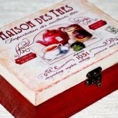 Čajová krabica: 6-priehradková - Maison Des Thes